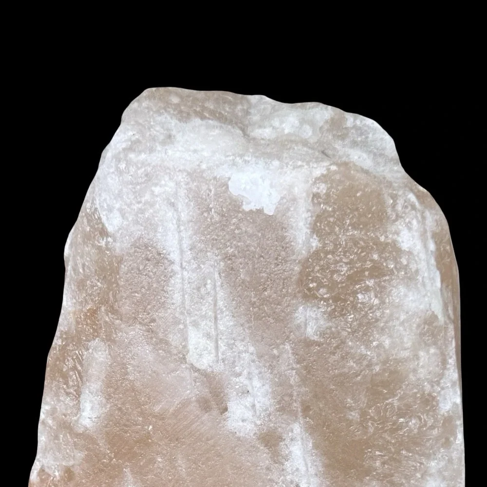 Himalayan Pink Salt Crystal Lamp, Corded‎ Plug-In Table Lamp w/ Switch 7.25